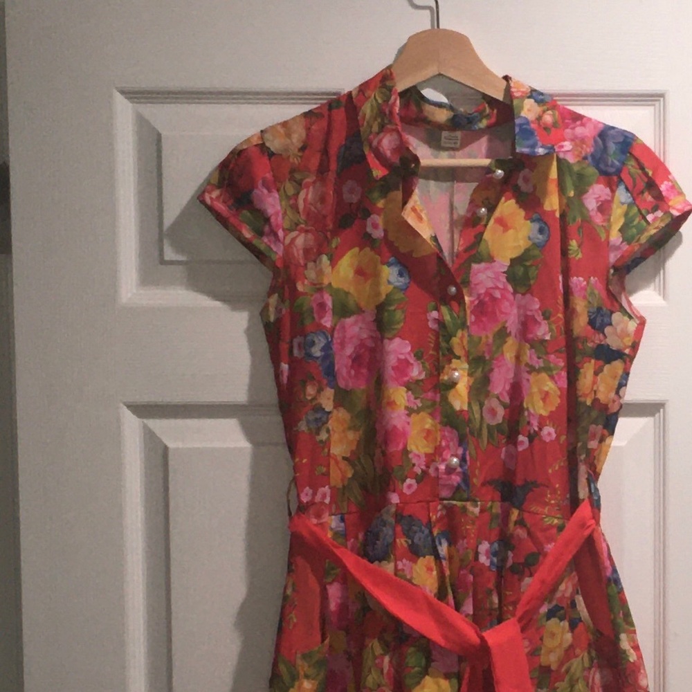 Long floral dress